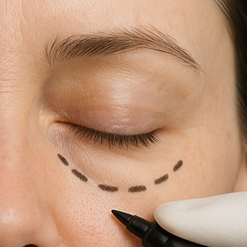 Imagem do artigo sobre blefaroplastia inferior