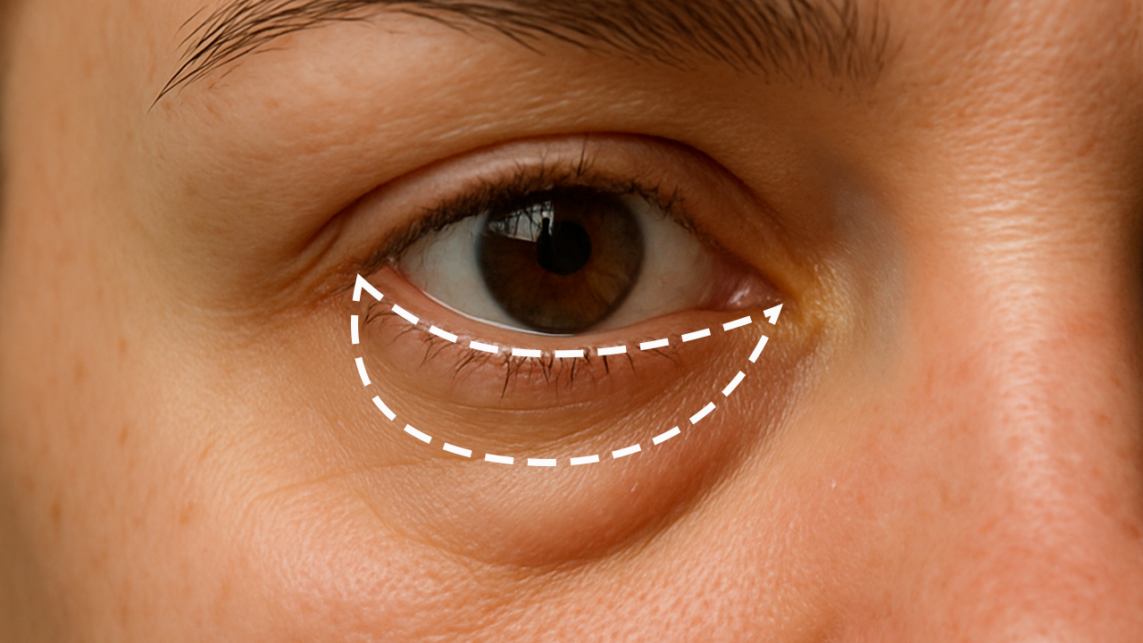 Procedimento de Blefaroplastia Inferior